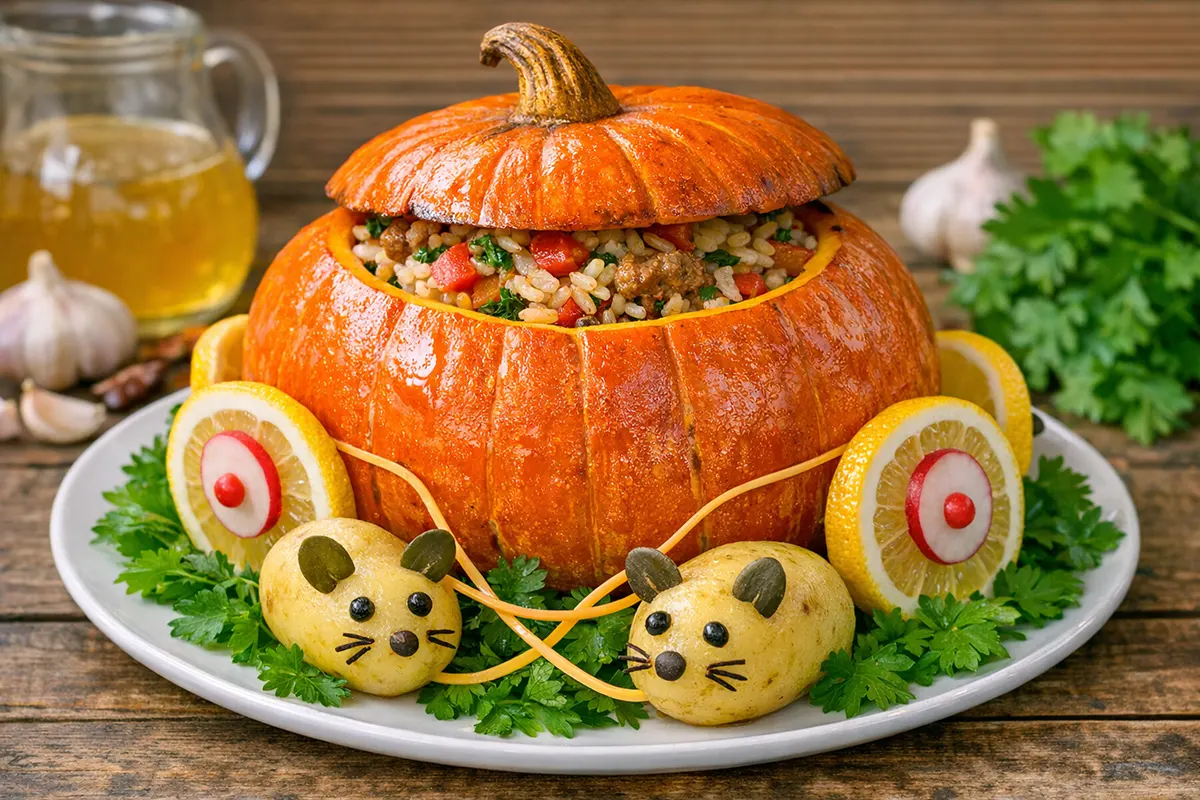 Cinderella's Carriage: A Stuffed Pumpkin Recipe