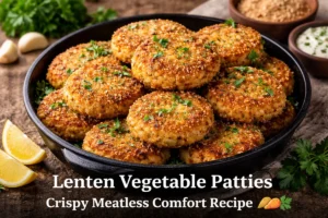 Crispy Lenten Vegetable Patties