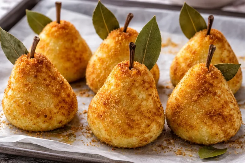 Mashed-Potato Pears: A Cute, Crunchy Appetizer