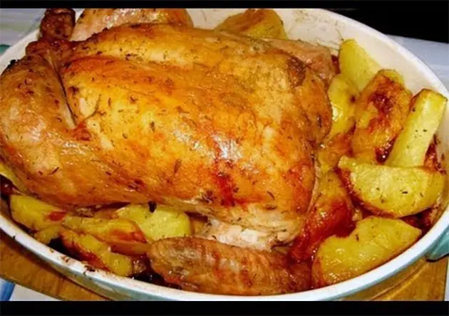 CRISPY CHICKEN WITH POTATOES