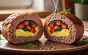 Meat Zrazy with Omelet Filling