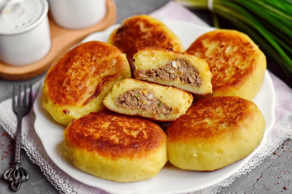 Potato Zrazy with Liver