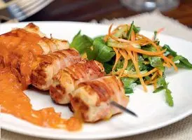 Рулетики из куриного филе с сыром