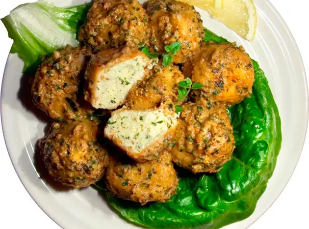 Eggs in minced meat mixture