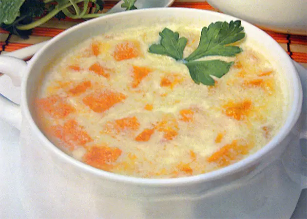 Milk soup