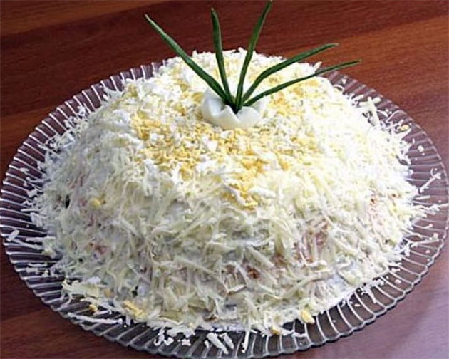  САЛАТ ИЗ СЫРА