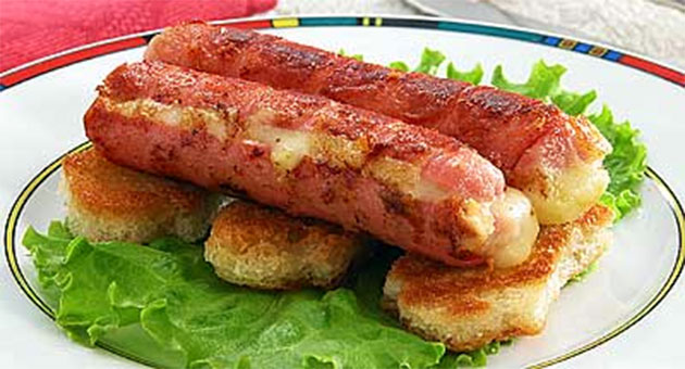 СОСИСКИ С СЫРОМ