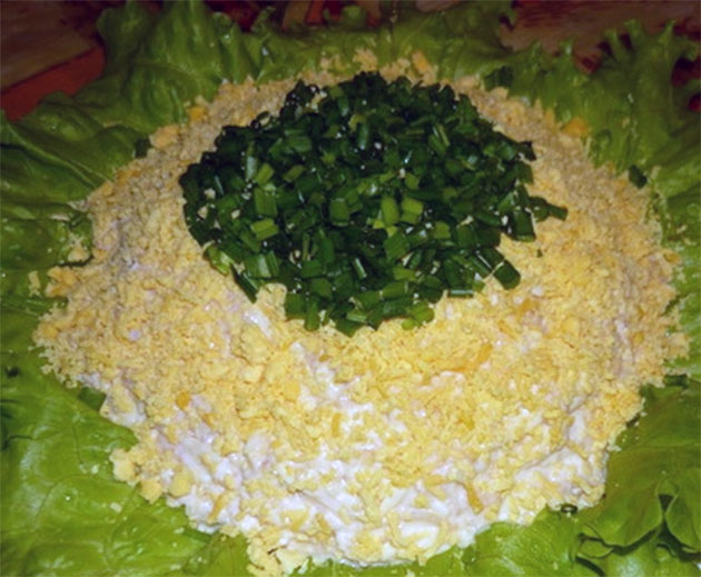 сырный салат