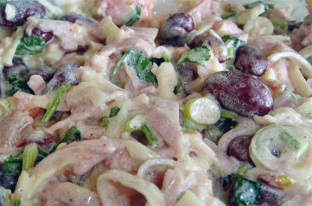 СЕЛЕДКА с фасолью 