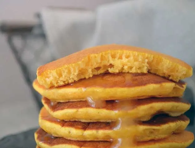 Pumpkin pancakes