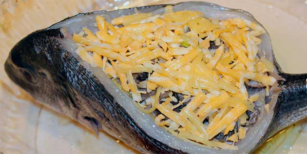 Дорадо с сыром 