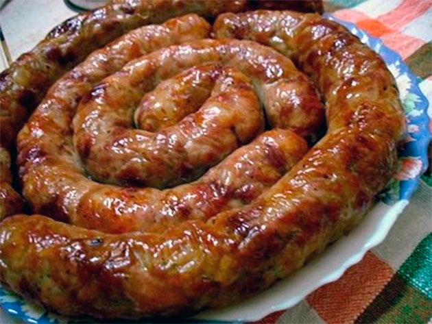 Домашняя колбаса из кролика