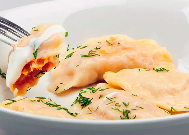 Вареники с капустой