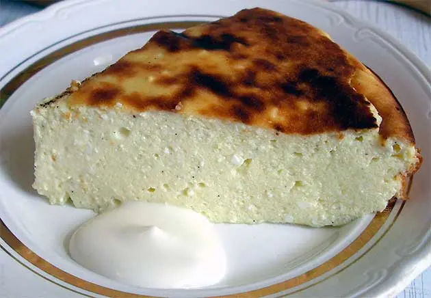 Cottage cheese casserole