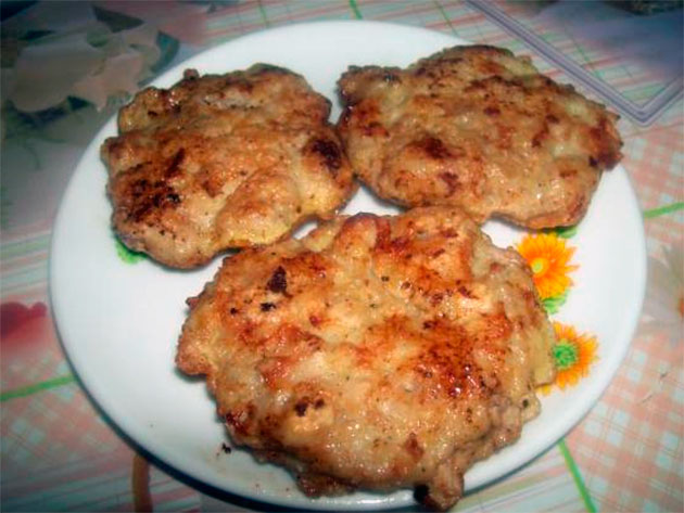 Соево-мясные котлеты