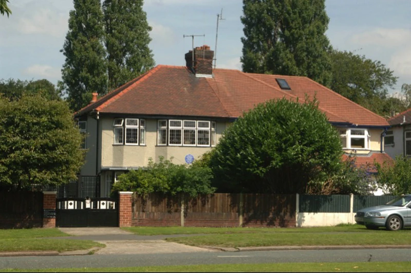 House where John spent his childhood in Liverpool