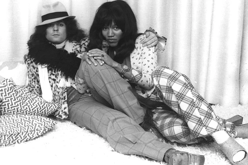 Gloria Jones and Marc Bolan