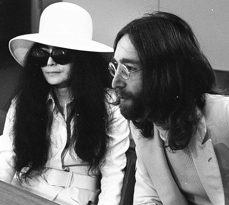 John Lennon and Yoko Ono, March 1969