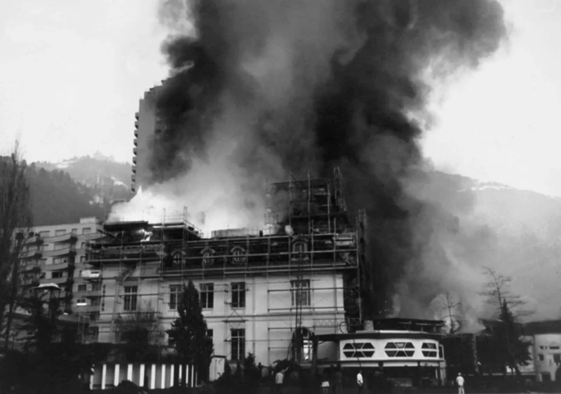 Fire at the casino, December 4, 1971
