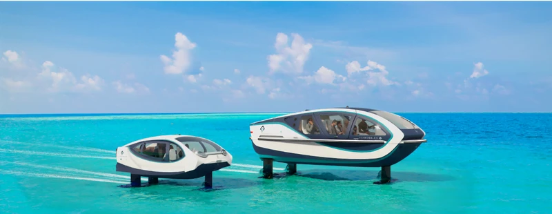 In water and in the sky: the taxi of the future is already operating in France.