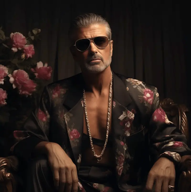 Nativity Icon: AI showed what George Michael would look like today.