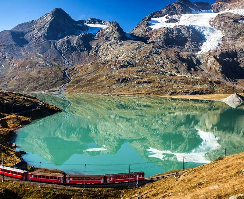 Why did Switzerland build a two-kilometer train?