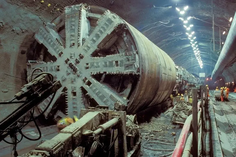 How are underwater tunnels constructed?