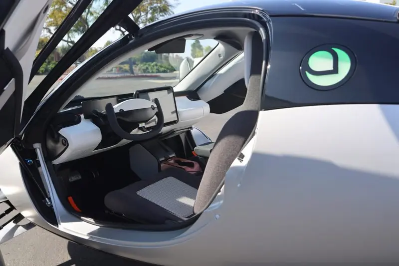 An impressive solar electric vehicle for mass production was showcased in Las Vegas.