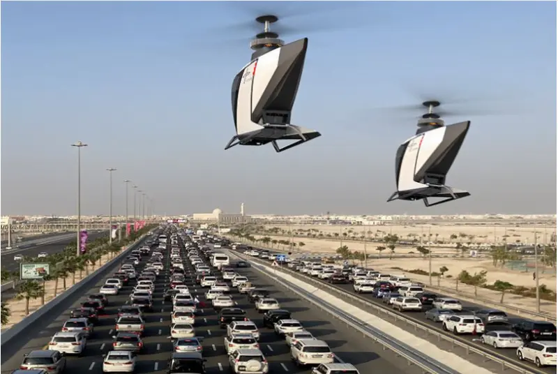 FlyNow Revolution: guests of Expo 2030 will fly on these compact electric helicopters.