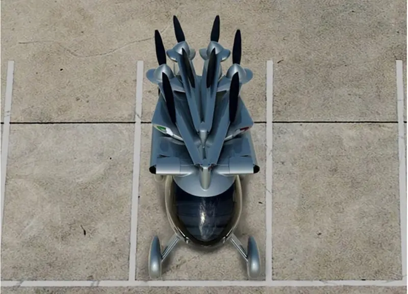 A sample of transformations: the flying car ASKA debuted at CES 2023.