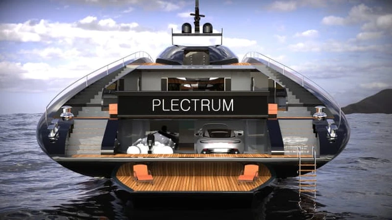 Italian designers have unveiled the project for the world's largest superyacht on hydrofoils.