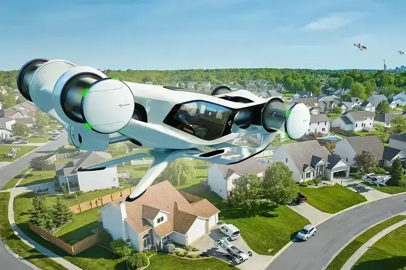 In Austria, a futuristic flying car with electric propulsion called CycloRotor will be built.