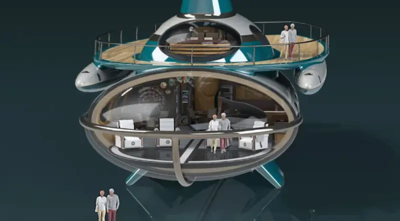 Deep Sea Dreamer: a superyacht-submarine of the deep dreamer