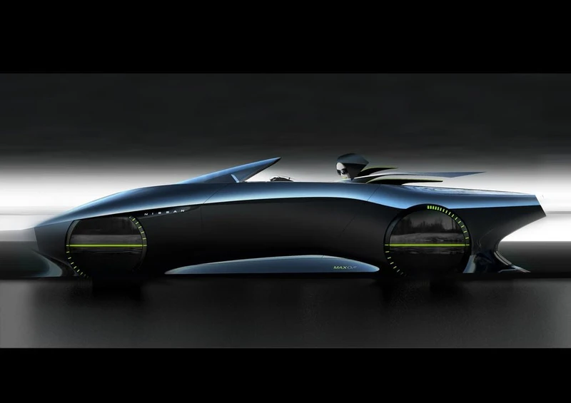 Nissan has unveiled a new electric convertible that shines in the dark.
