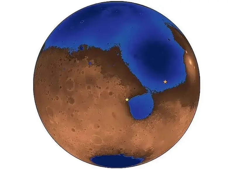 Once, there was an ocean on Mars with sandy beaches, astronomers