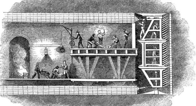 How are underwater tunnels constructed?