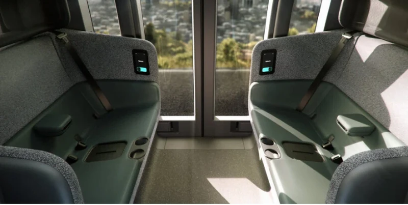 Without a steering wheel and pedals: Amazon's first robotaxi will be operating on the roads of California.