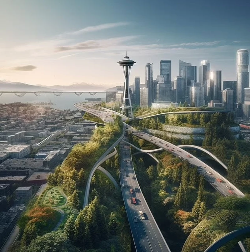 What will 10 cities in the USA look like in 2050: AI predictions