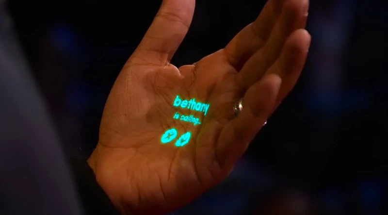 Non-physical smartphone: the technologies of the future are already here.