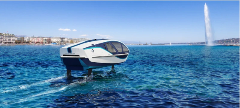 In water and in the sky: the taxi of the future is already operating in France.