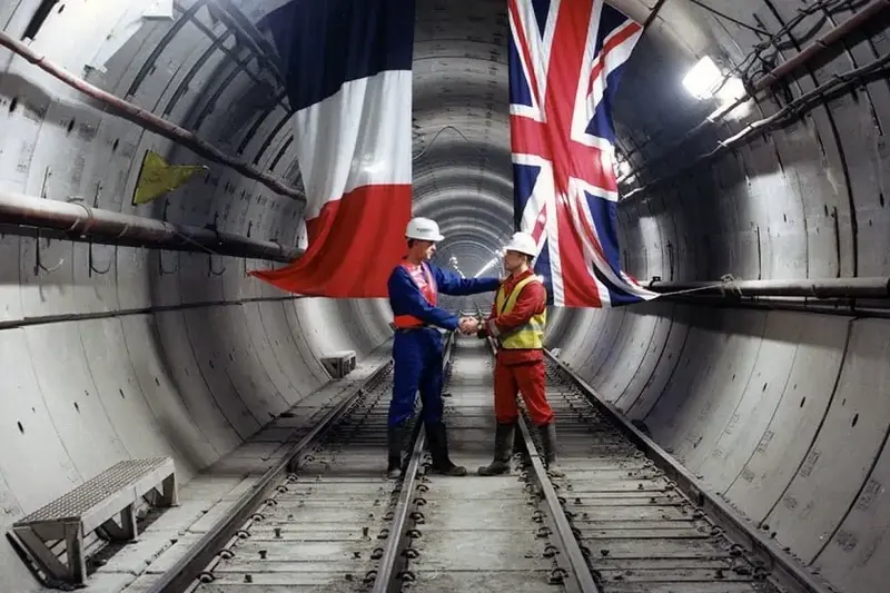 How are underwater tunnels constructed?