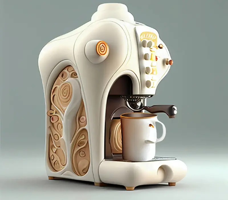 Gaudí's Hypnosis: Artificial Intelligence Depicts Household Appliances in the Style of the Renowned Architect.