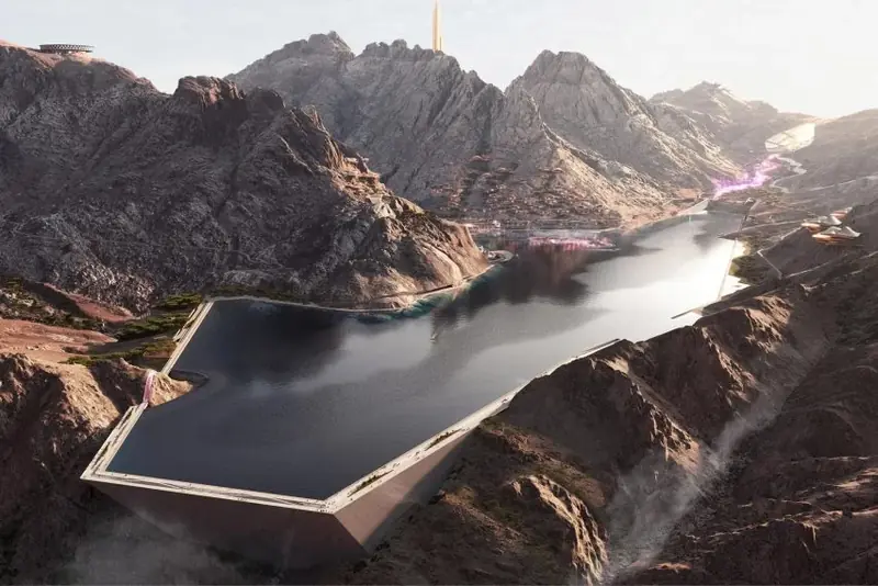 Neom: a city of the future in the heart of the desert.
