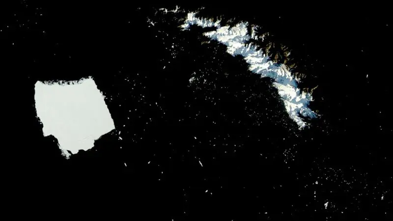 Wilkes Land crater in East Antarctica