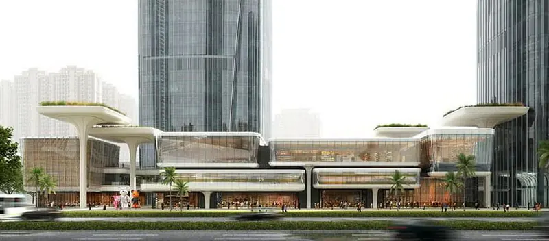Green Terrace Quarter: A futuristic hub for shopping and relaxation will be built in Haikou.