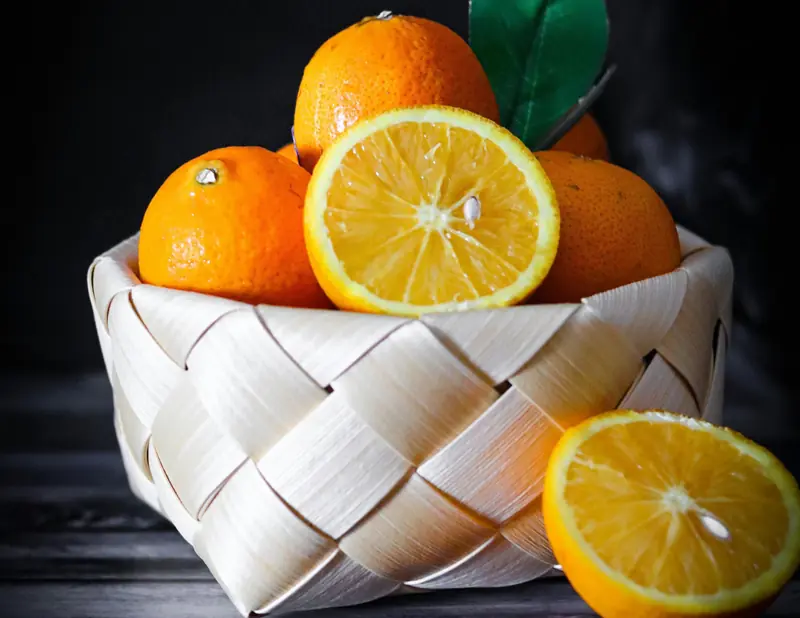 Orange: a protector against vitamin deficiency and anemia.