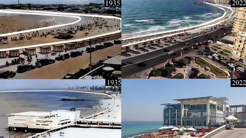 In Egypt, the legendary Alexandria is sinking into the water: a climate crisis.
