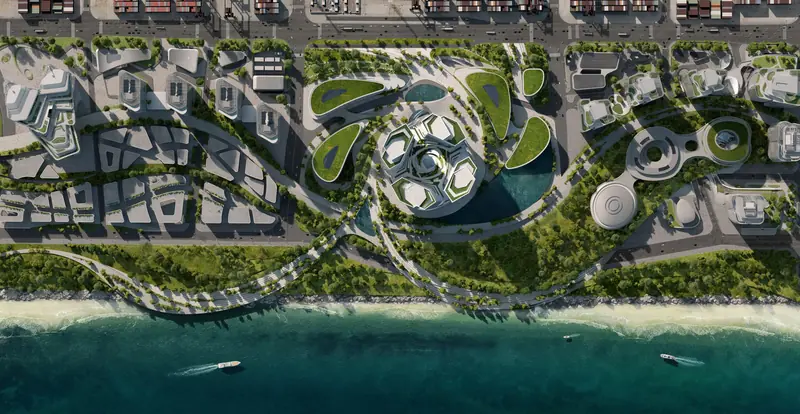 The Quartet of Twisted Towers: German architects have designed the office of the future.
