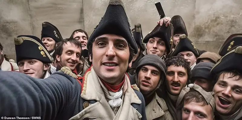 Jesus, Napoleon, Cleopatra: artificial intelligence has created selfies of historical figures.