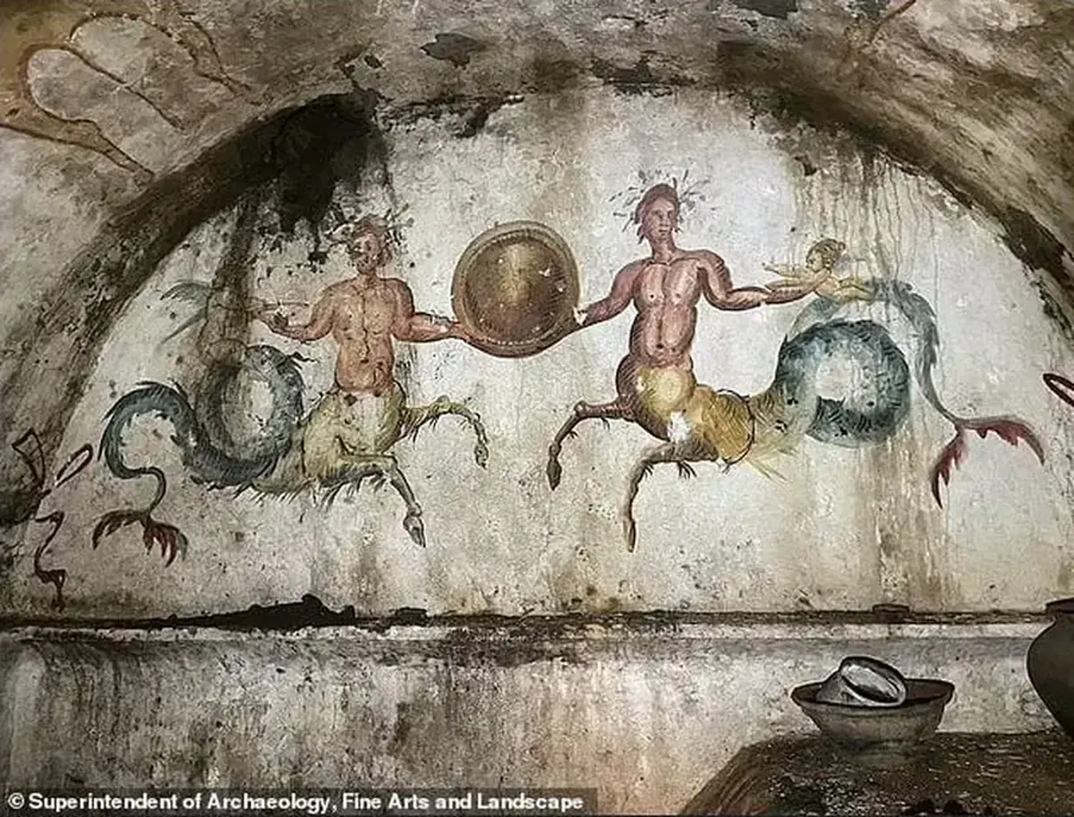 In Italy, a tomb with rare frescoes has been uncovered, dating back 2,200 years.